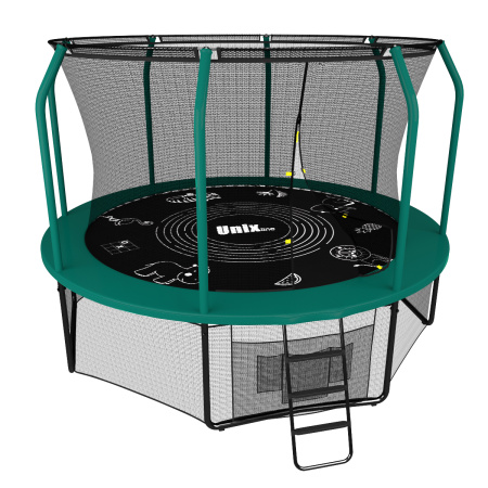 Батут UNIX Line SUPREME GAME 8 ft (Green)
