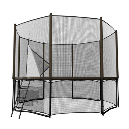 Батут UNIX Line Black&Brown 8 ft (outside)