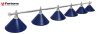 Светильник Fortuna Prestige Silver Blue 6 плафонов