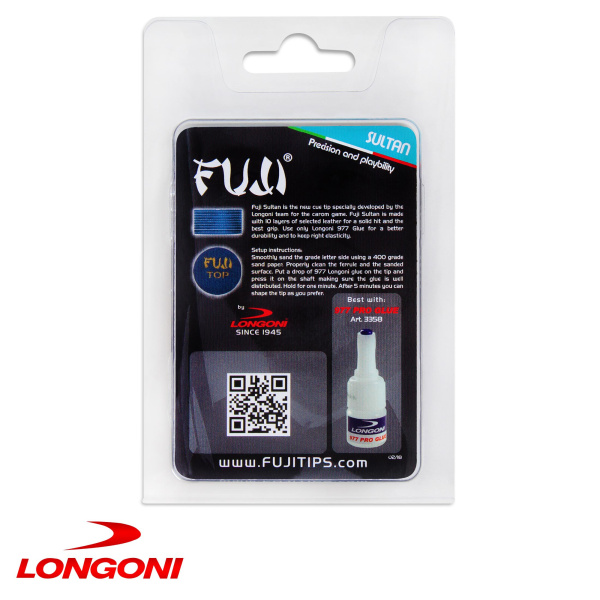 Наклейка для кия Longoni Fuji Sultan ø14мм Soft 1шт.