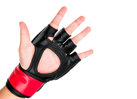 Перчатки MMA для грэпплинга UFC 5 унций L/XL Красные