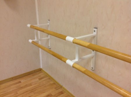 Станок балетный настенный двухрядный