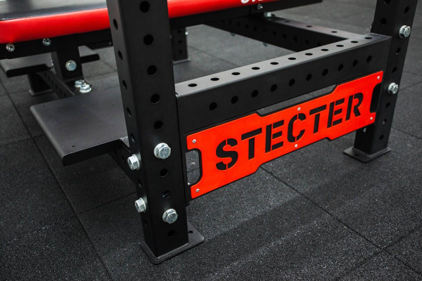 Стойки с горизонтальной скамьей для жима лежа STECTER