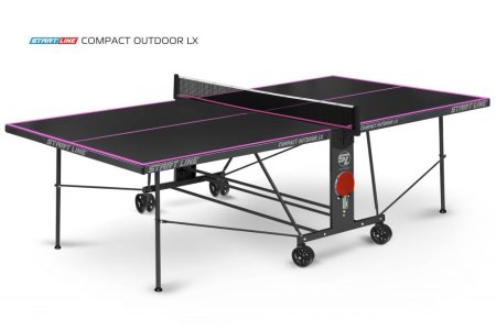 Стол теннисный Compact-2 LX Всепогодный Black