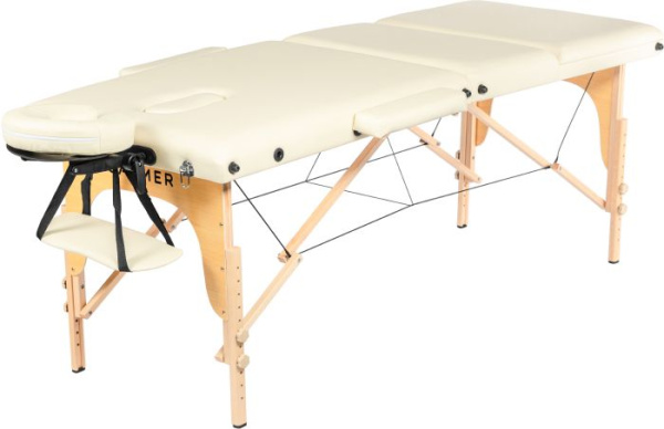 Массажный стол Calmer Bamboo Three 60 (бежевый)