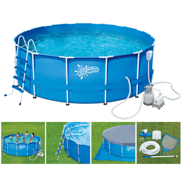 Бассейн каркасный 427х132см SummerEscapes Р20-1452-S