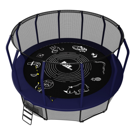 Батут UNIX Line SUPREME GAME 12 ft (blue)