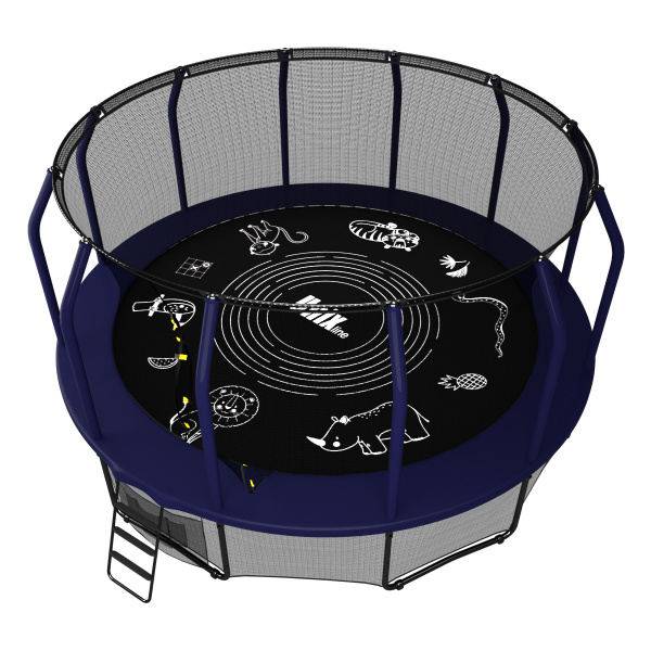 Батут UNIX Line SUPREME GAME 12 ft (blue)