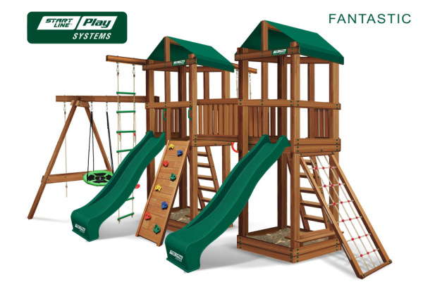 Детский городок FANTASTIC премиум (green, север)