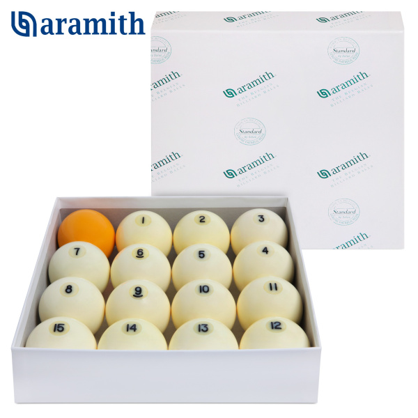 Шары Aramith Standard Pyramid ø68мм желтый биток