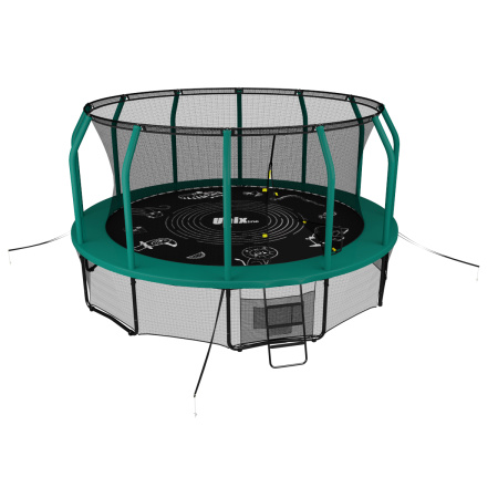 Батут UNIX Line SUPREME GAME 16 ft (Green)