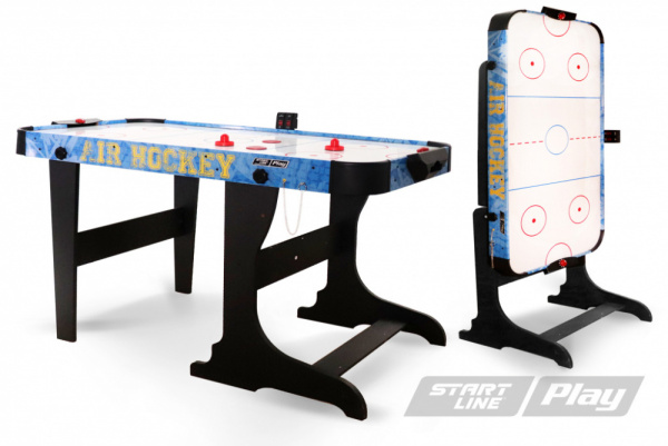 Аэрохоккей StartLine Blue Ice складной