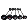 Набор обрезиненных фиксированных штанг Smith DB145-BS 10-30кг с прямой ручкой, шаг 5кг