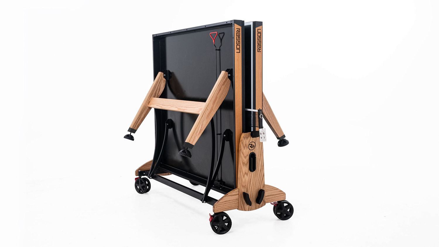 Теннисный стол складной для помещений "RASSON PREMIUM T03 Indoor" (натуральный дуб) с сеткой