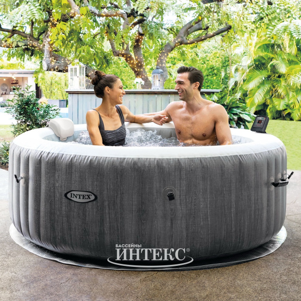 Бассейн-джакузи Intex Greywood Deluxe / 28440