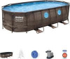 Каркасный бассейн Bestway Power Steel Swim Vista 56716 (549x274x122 с фильтр-насосом и лестницей)