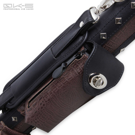 Тубус QK-S Cowboy 1x1 черно-коричневый аллигатор