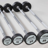 Набор прямых полиуретановых штанг (шаг 5 кг, 5 шт) PROFI-FIT 10-30 кг