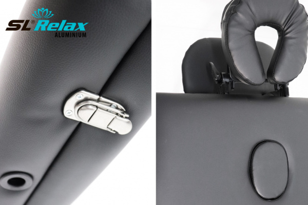 Массажный стол Aluminium (black)