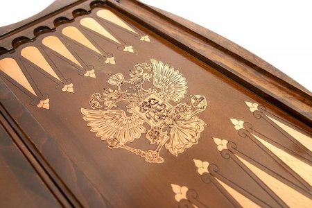 Нарды резные "Герб РФ 2", Simonyan