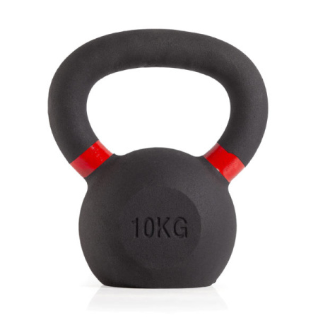Гиря чугунная с цветным кольцом 10 кг (модель: К-3) VictoryFit VF-KCR100