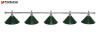 Светильник Fortuna Prestige Silver Green 5 плафонов