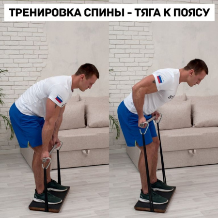 Гриф STECTER Resistance Bar BOX (комплект с резиновыми петлями)