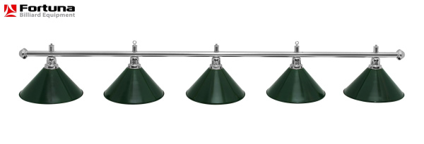 Светильник Fortuna Prestige Silver Green 5 плафонов