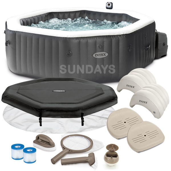 Бассейн-джакузи Intex Jet and Bubble Deluxe / 28458