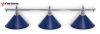 Светильник Fortuna Prestige Silver Blue 3 плафона