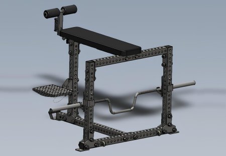 Скамья YOUSTEEL  для тяги лёжа