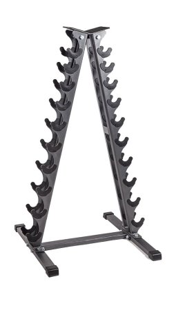 Стойка для 10 пар хромированных гантелей Original FitTools