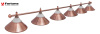 Светильник Fortuna Alison Red Bronze 6 плафонов