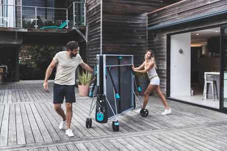 Теннисный стол CORNILLEAU 300X Sport Outdoor (синий)