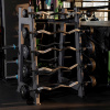 Набор изогнутых обрезиненных штанг (шаг 5 кг, 5 шт) PROFI-FIT 10-30 кг