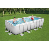 Каркасный бассейн Bestway Power Steel 56670 (488x244x122см, с фильтр-насосом, лестницей и тентом)