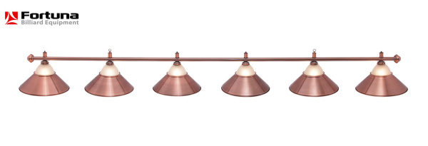 Светильник Fortuna Alison Red Bronze 6 плафонов