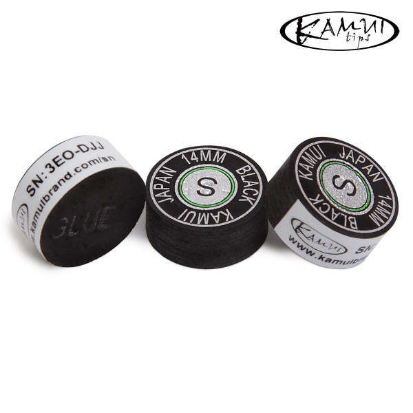Наклейка для кия Kamui Black ø14мм Soft 1шт.