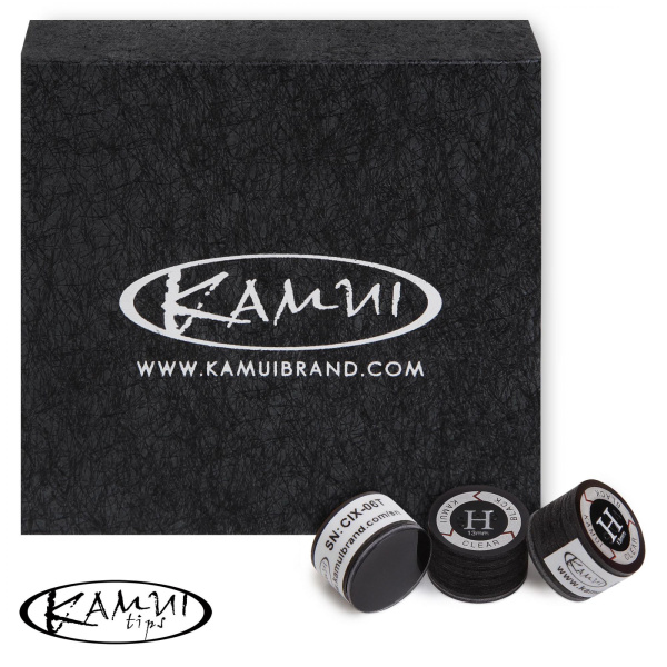 Наклейка для кия Kamui Clear Black ø13мм Hard 1шт.
