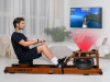 Гребной тренажер UNIX Fit Wood Rower Dark