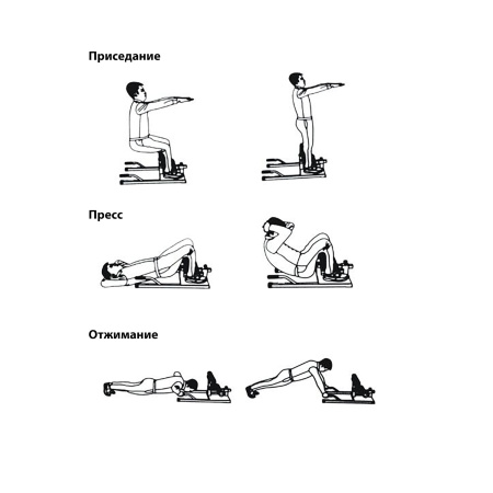 Тренажер для приседаний Squat Machine (sissy) DFC S032YW