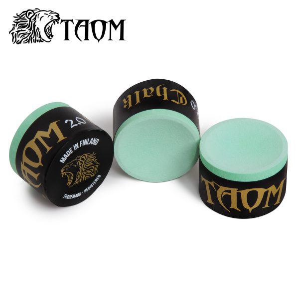 Мел Taom Chalk Snooker 2.0 Green 2шт.