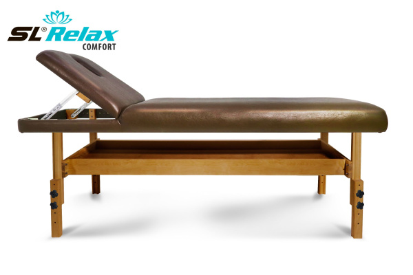 Массажный стол Relax Comfort коричневая кожа (№6)