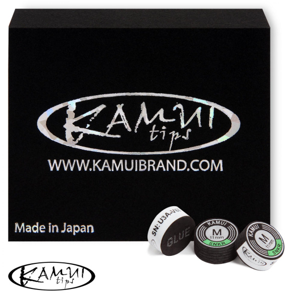 Наклейка для кия Kamui Snooker Black ø11мм Medium 1шт.