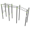 W358 GTO Рукоход с изменением высоты с подвижными кольцами (разноуровневый) ZAVODSPORTA