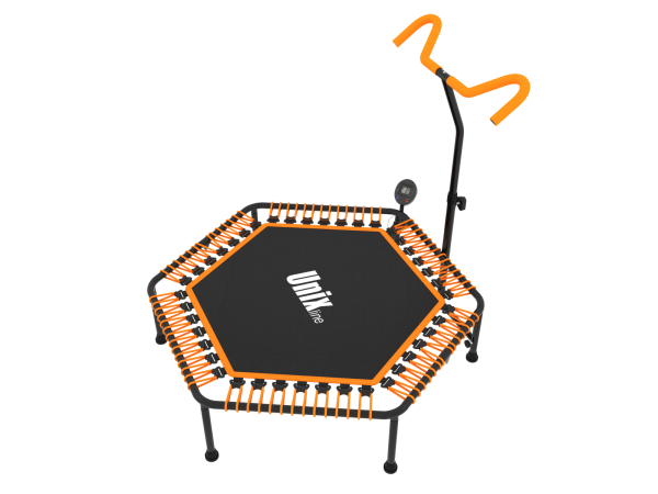 Батут спортивный UNIX Line FITNESS PRO (125 cm) Orange