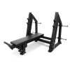 Скамья для жима лёжа с доводчиком, упором и подставкой для ног BRONZE GYM PARTNER ML-901