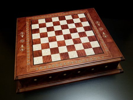 Шахматы подарочные "Аристократ" роза антик