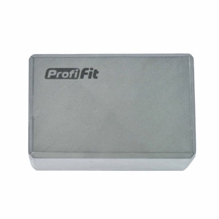Блок для йоги (серый) PROFI-FIT
