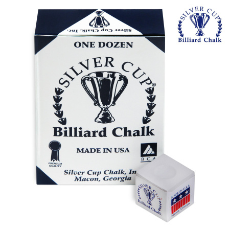 Мел Silver Cup White 12шт.